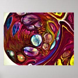 Poster Estudo de cor abstrato 224,