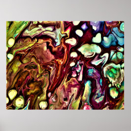 Poster Estudo de cor abstrato 234,