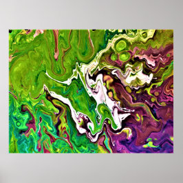 Poster Estudo de cor abstrato 245,