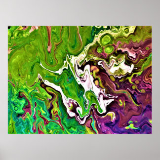 Poster Estudo de cor abstrato 245,