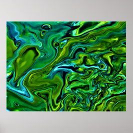 Poster Estudo de cor abstrato 251,