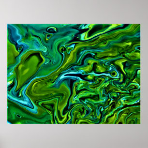 Poster Estudo de cor abstrato 251,