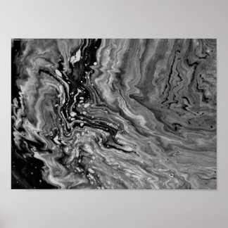 Poster Estudo de cor abstrato 25/Noir,