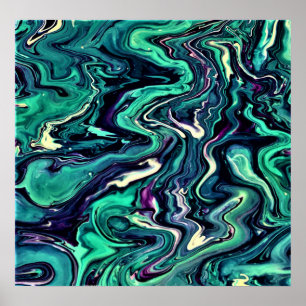 Poster Estudo de cor abstrato 297,