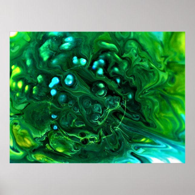 Poster Estudo de cor abstrato 312, (Frente)