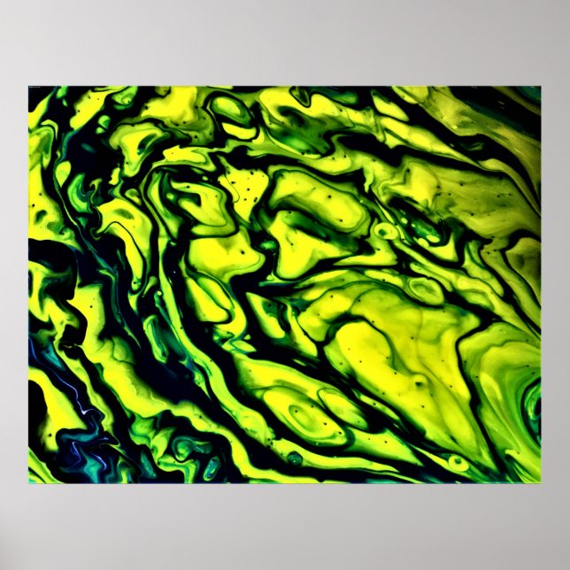 Poster Estudo de cor abstrato 316, (Frente)