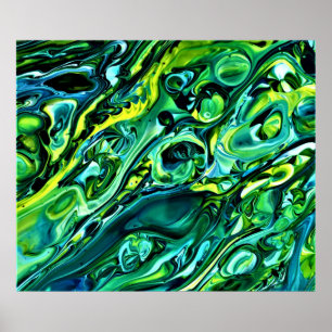 Poster Estudo de cor abstrato 320,