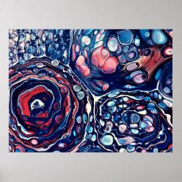 Poster Estudo de cor abstrato 336,