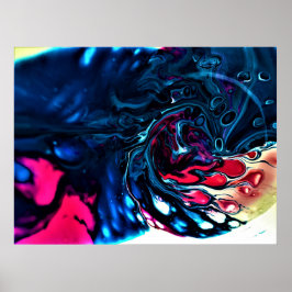 Poster Estudo de cor abstrato 337,