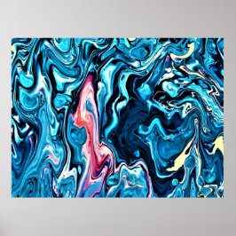 Poster Estudo de cor abstrato 345,