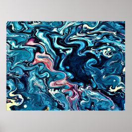 Poster Estudo de cor abstrato 347,