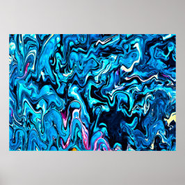 Poster Estudo de cor abstrato 348,