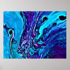 Poster Estudo de cor abstrato 35,