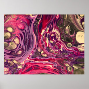 Poster Estudo de cor abstrato 386,