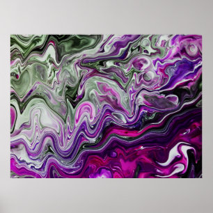 Poster Estudo de cor abstrato 413,