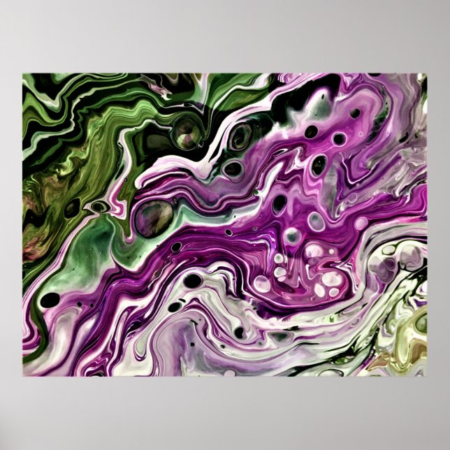 Poster Estudo de cor abstrato 440, (Frente)