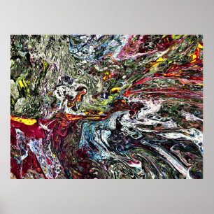 Poster Estudo de cor abstrato 45,