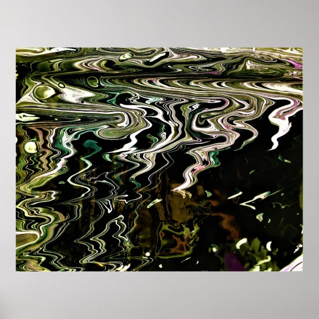 Poster Estudo de cor abstrato 464, (Frente)