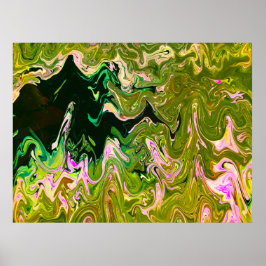 Poster Estudo de cor abstrato 493,