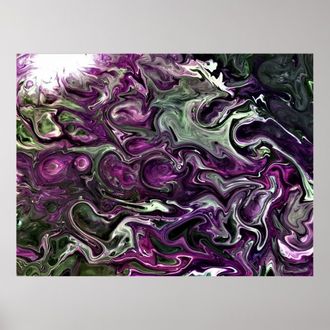 Poster Estudo de cor abstrato 506, (Frente)