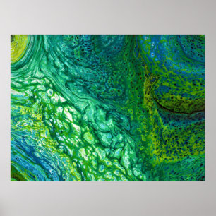 Poster Estudo de cor abstrato 54,