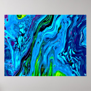 Poster Estudo de cor abstrato 60,