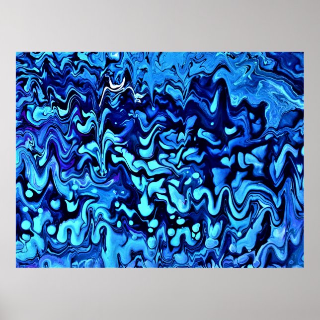 Poster Estudo de cor abstrato 67, (Frente)