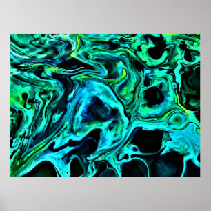 Poster Estudo de cor abstrato 80,