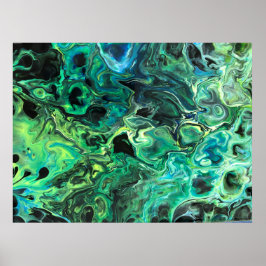 Poster Estudo de cor abstrato 82,