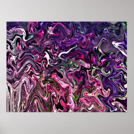 Poster Estudo de cor de abstrato 191