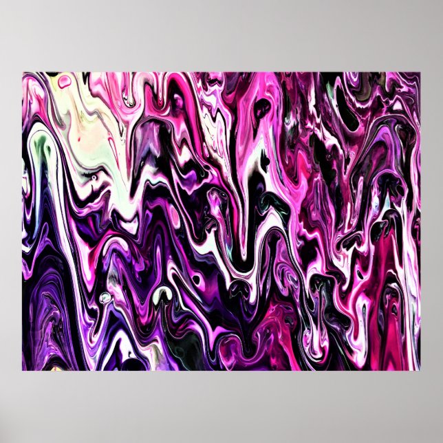 Poster Estudo de cor de abstrato 209, (Frente)