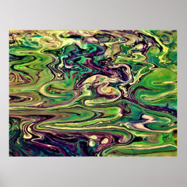 Poster Estudo de cor de abstrato 299,