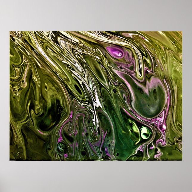 Poster Estudo de cor de abstrato 500, (Frente)