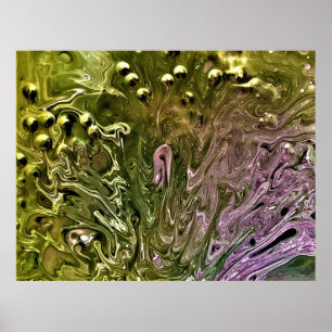Poster Estudo de cor de abstrato 501,