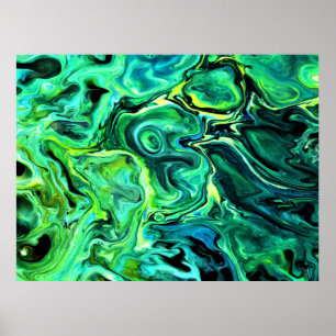 Poster Estudo de cor de abstrato 78,