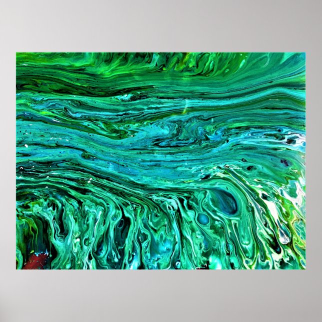 Poster Estudo de cor de abstrato 96, (Frente)