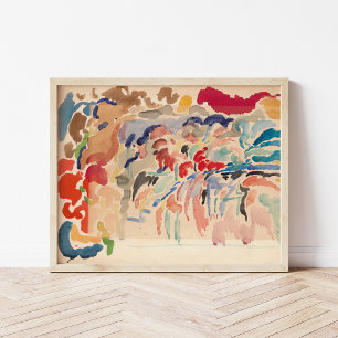 Poster Estudo de cor Rik Wouters