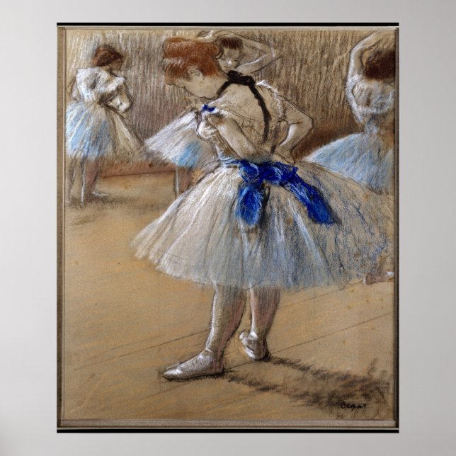 Poster Estudo de Dançarina de Degas (Frente)