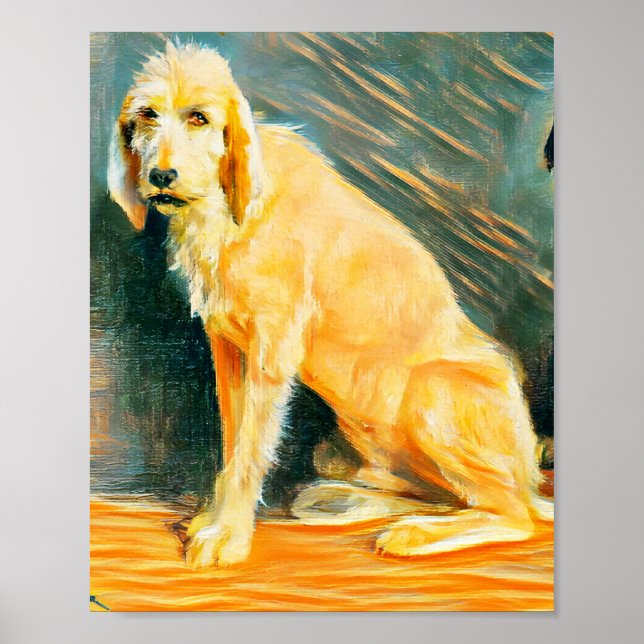 Poster Estudo de dois cães (Frente)