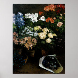 Poster Estudo de Flores por Frederic Bazille