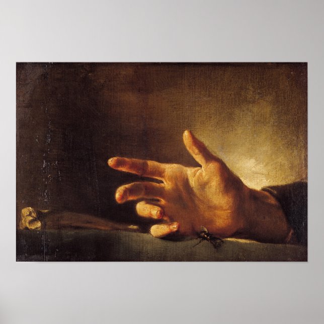 Poster Estudo de Mão (Frente)