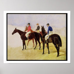 Poster Estudo de Três Fissuras Steeplechase: Allen McDono