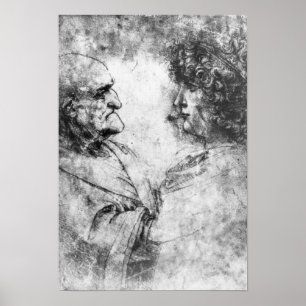 Póster Estudo de um homem do "nutcracker" e bonito