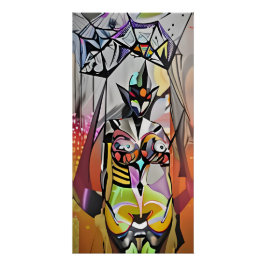 Póster Estudo de Vida Surrealista