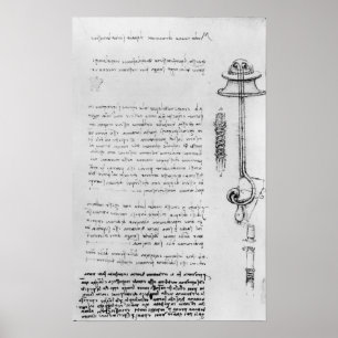 Póster Estudo do vagabundo com os tubos de respiração