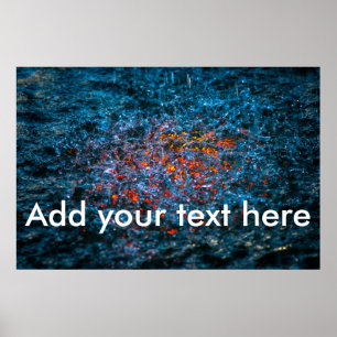 Poster Estudo Em Aquarela - Laranja