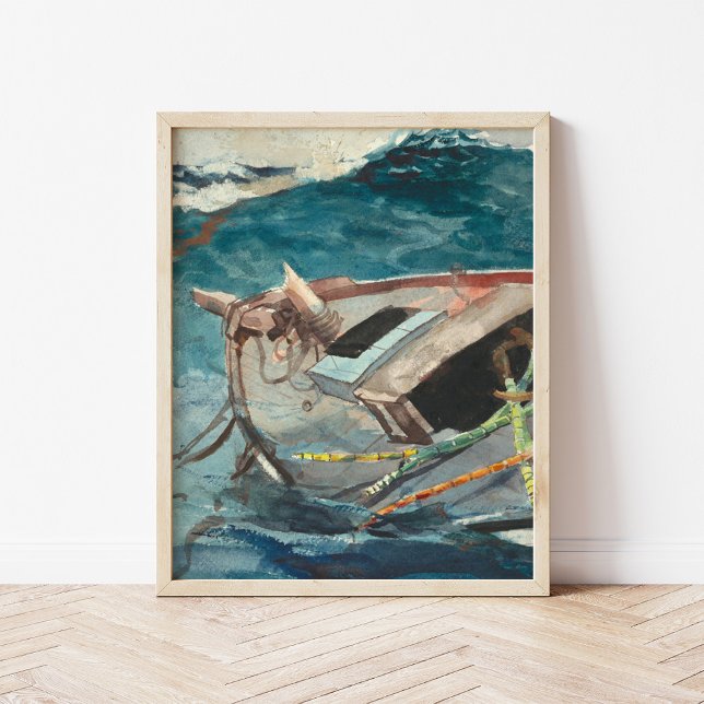 Poster Estudo para a Corrente do Golfo | Winslow Homer (Criador carregado)