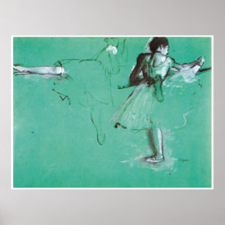 Poster Estudo para Dois Dançarinos no Bar - Edgar Degas