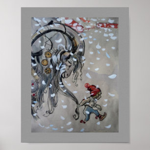 Poster Estudo para Julbacken (Yule Goat) 1911