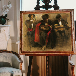 Poster Estudo para músicos sentados, Sargent